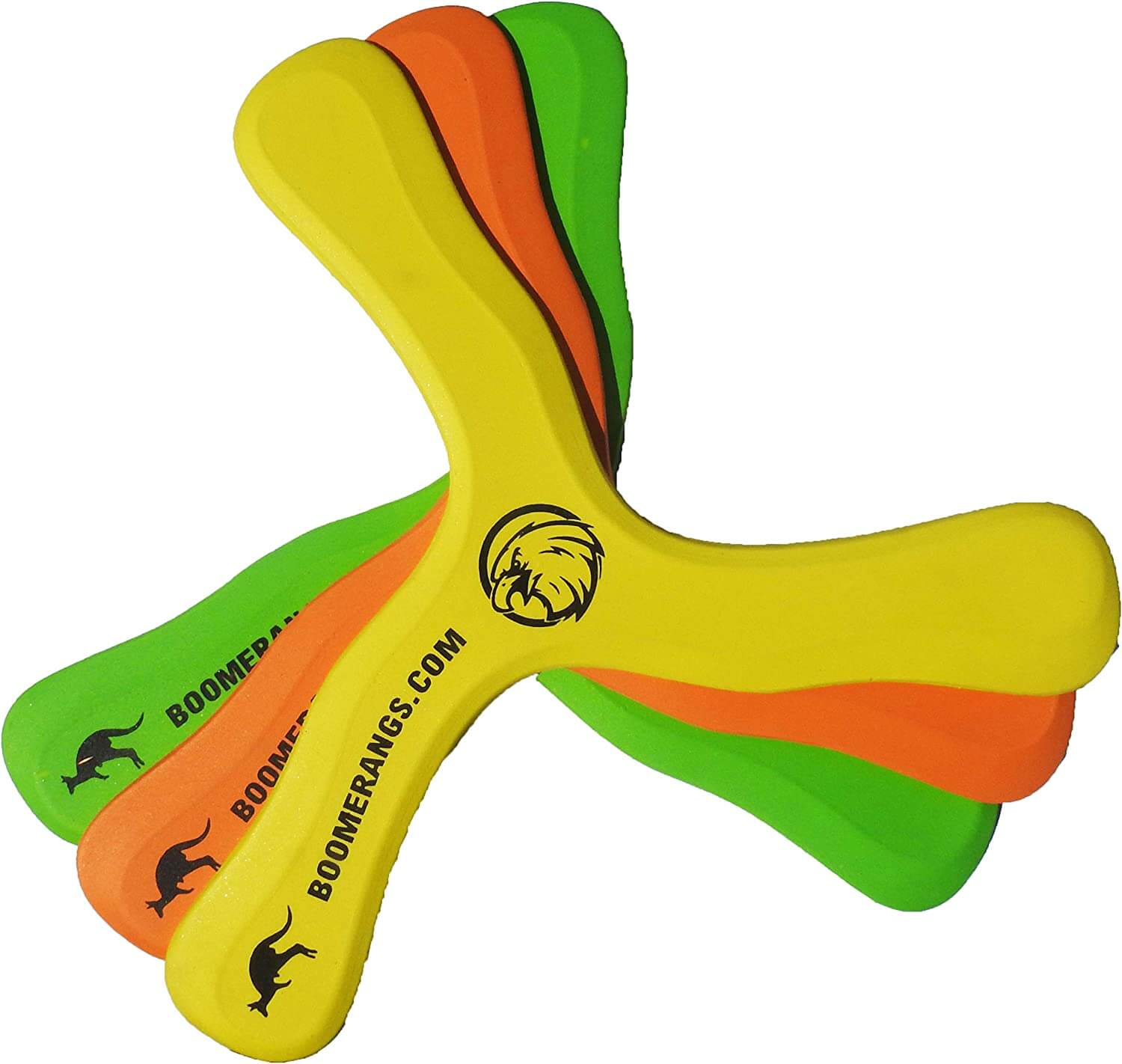 Safe boomerangs for kids - 3 Pack - Baloo Boomerangs - Foam