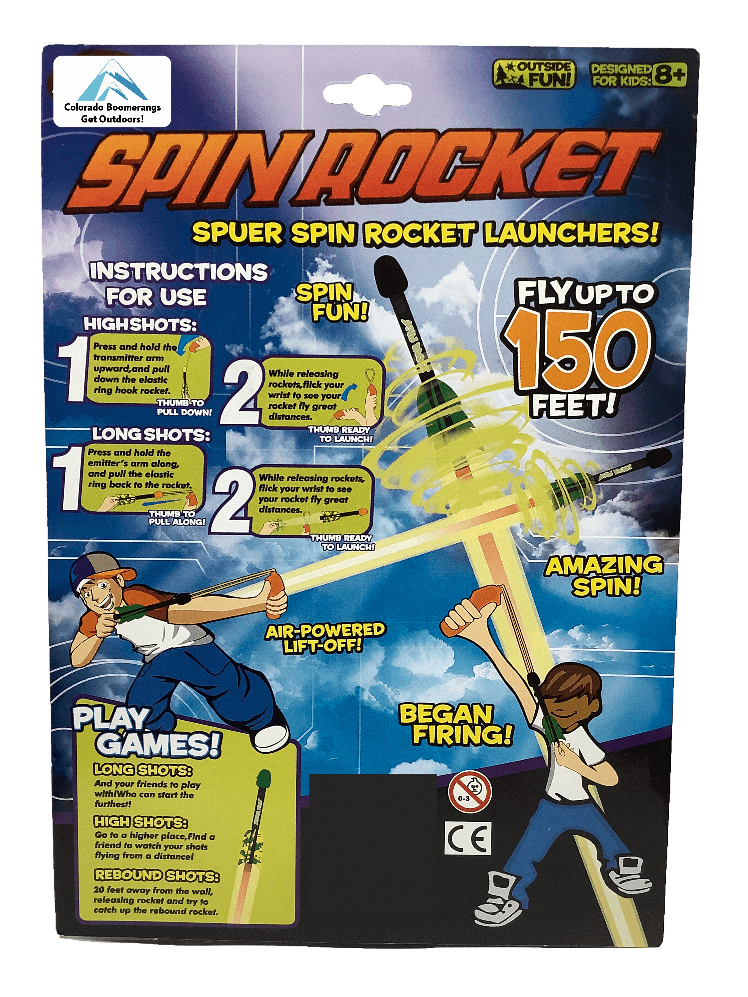 Spin Rockets - amazing spin as they climb in the air!